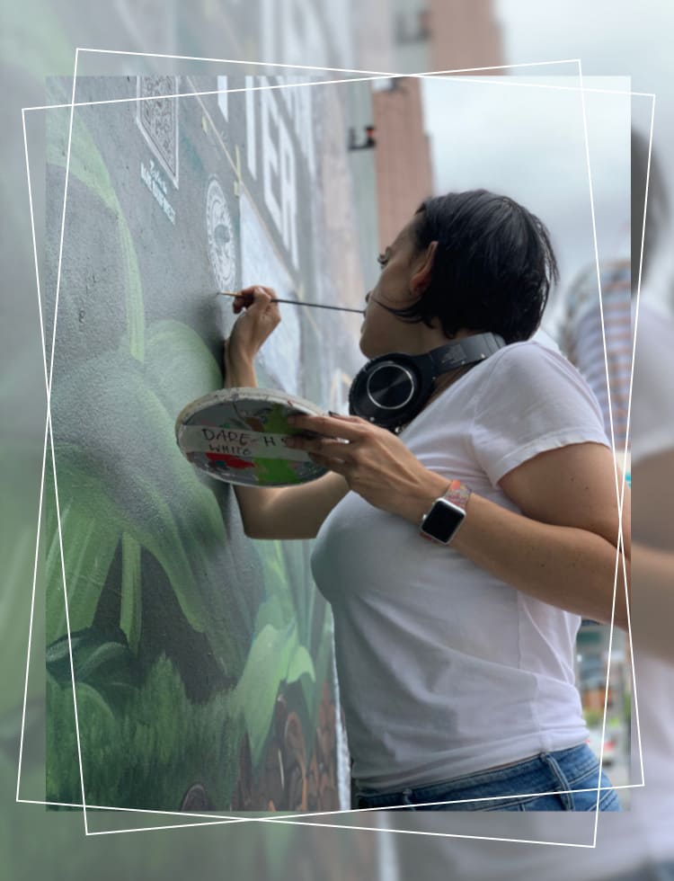 Custom mural painting